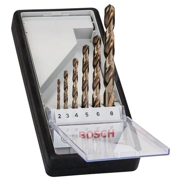 BOSCH 6-dielna sada vrtákov RL-kov. HSS-Co,135° - Sada vrtákov