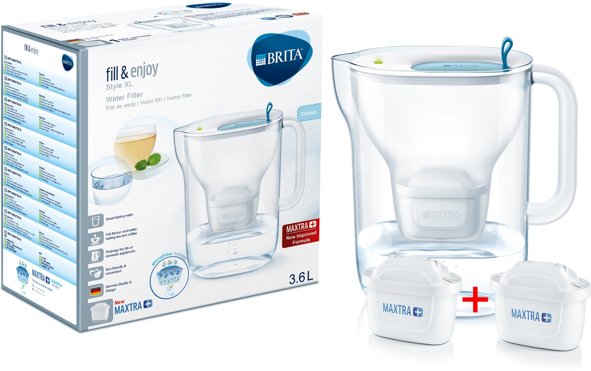 BRITA Style XL MaxtraPlus modrá + 1 filter Filtračná kanvica Alza.sk