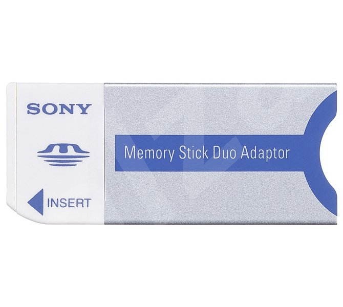 Sony Memory Stick DUO adaptér slot pro MS (PRO) DUO na velikost původního MS (PRO) Pamäťová