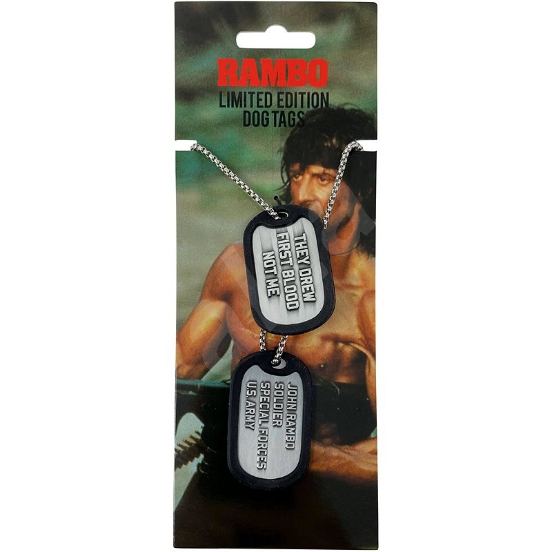 Rambo – psie známky - Prívesok
