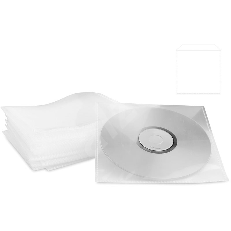 COVER IT obálka PP s klipem 100ks/bal - Obal na CD/DVD