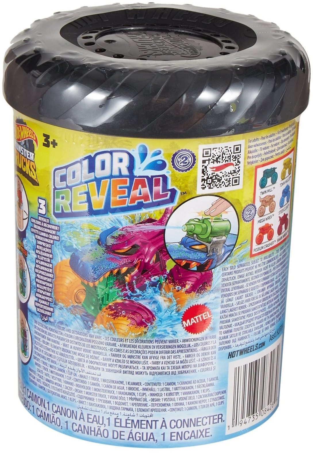 Hot Wheels Monster Trucks Color Reveal Auto Alza.sk