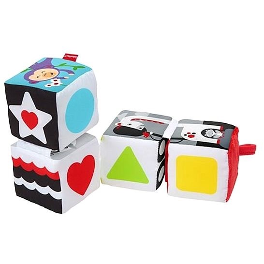 Fisher-Price Naučné mäkké kocky - Obrázkové kocky