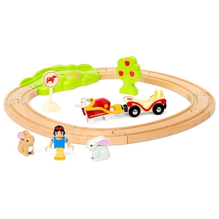 Brio World 32299 Disney Princess - Vlaková súprava Snehulienka a zvieratká - Vláčiková dráha