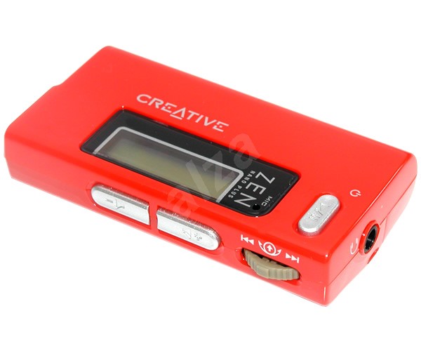 Creative Zen Nano Plus FM 256MB červený (red), MP3/ WMA přehrávač, FM