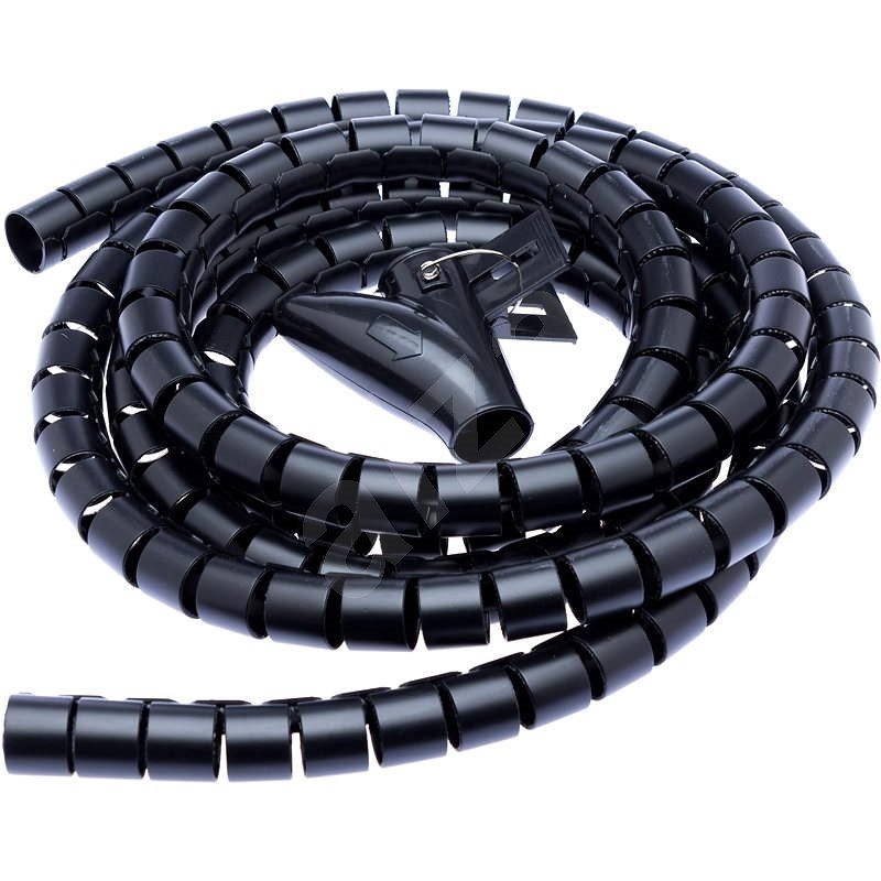 CONNECT IT CableFit WINDER 2.5m čierna - Organizér káblov