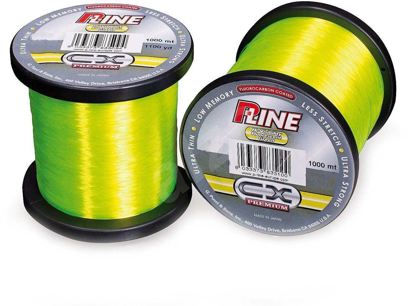 PLine CX Premium 1000m HiVis Fluoro zelený Silon na ryby Alza.sk