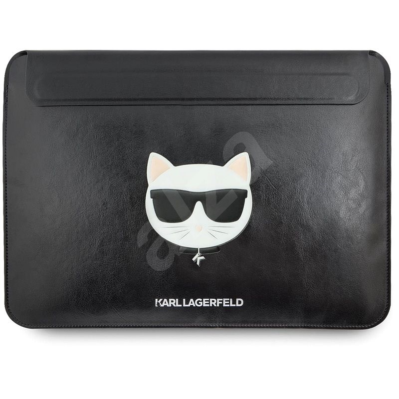 Karl Lagerfeld Choupette Head Embossed Computer Sleeve 16" Black - Puzdro na notebook