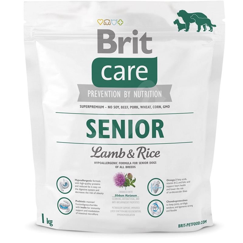 Brit Care Senior Lamb Rice 1 Kg Granuly Pre Psov Alza Sk