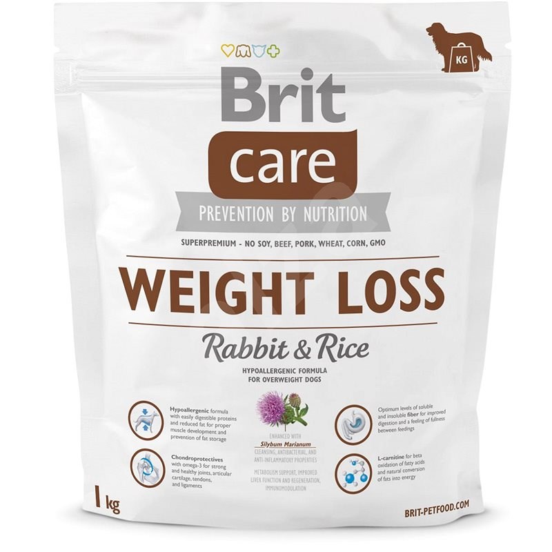 Brit Care weight loss rabbit & rice 1 kg - Granuly pre psov