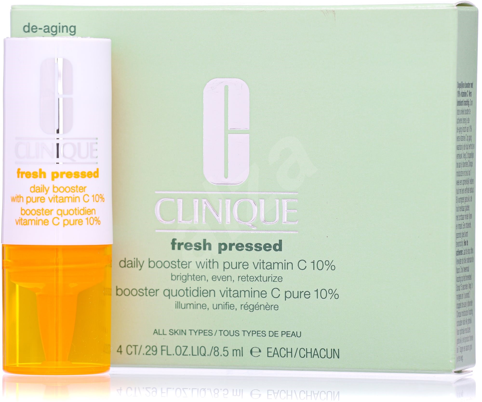 CLINIQUE Fresh Pressed Daily Booster with Pure Vitamin C 10 4× 8,5 ml