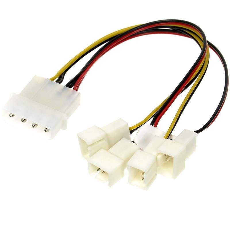 AKASA 4-pin PSU molex - Redukcia