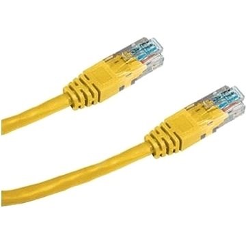 Datacom CAT5E UTP žltý 2 m - Sieťový kábel
