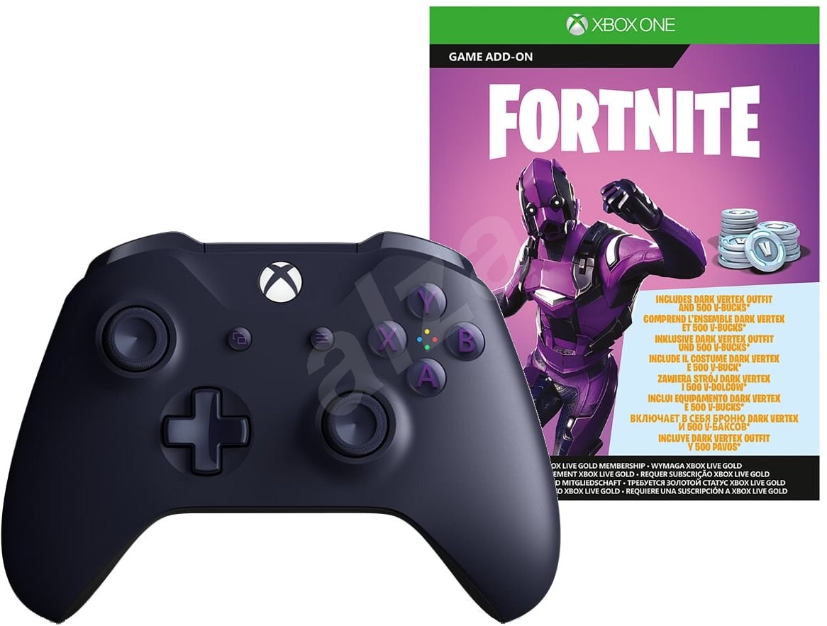 Xbox One Wireless Controller Purple + Fortnite DLC Gamepad Alza.sk