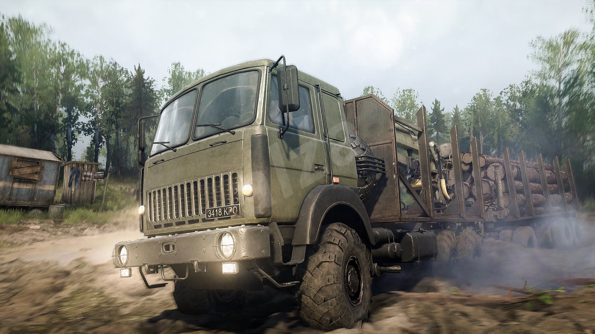 Spintires mudrunner american wilds nintendo switch обзор