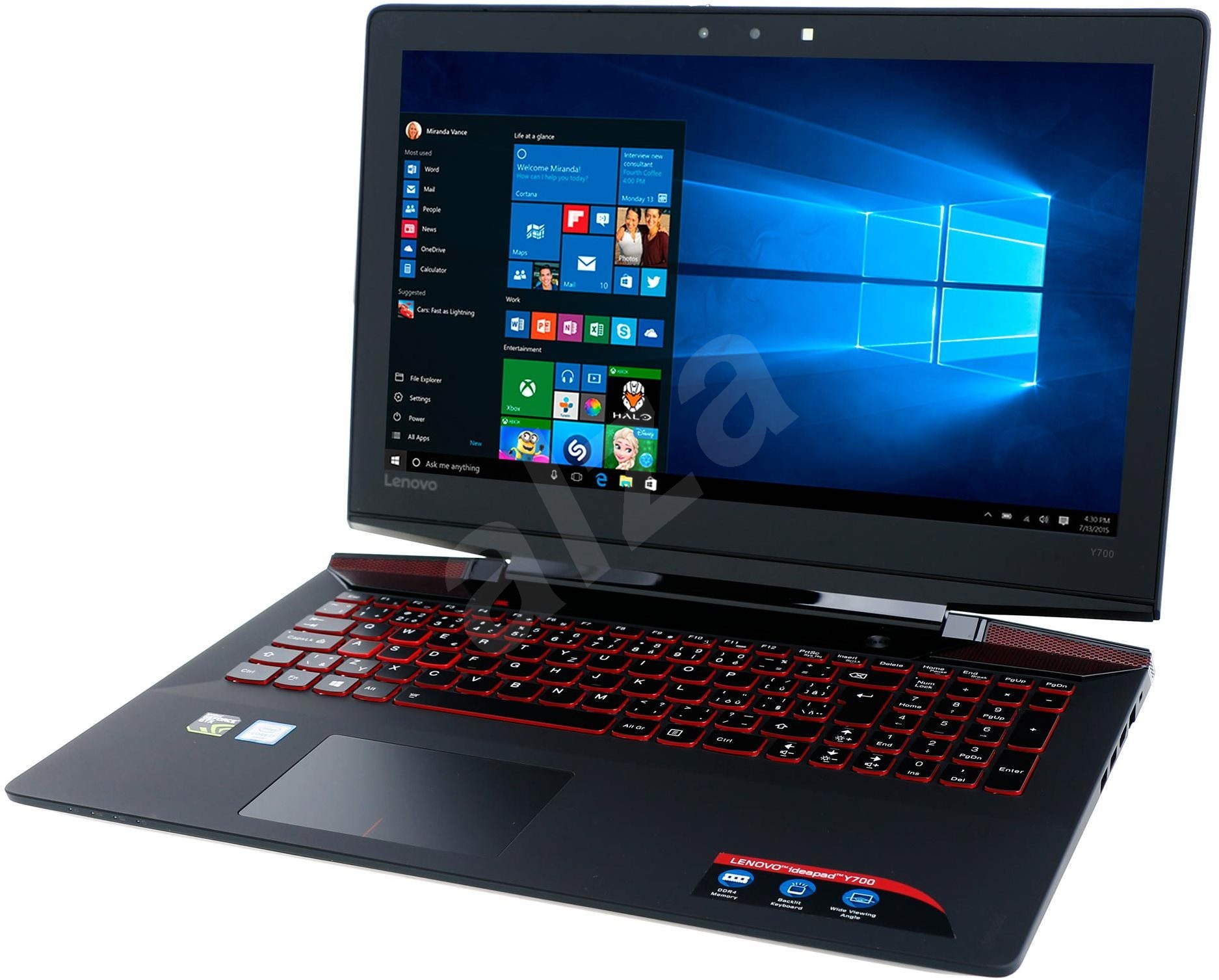 Lenovo IdeaPad Y70015ISK Black Notebook Alza.sk