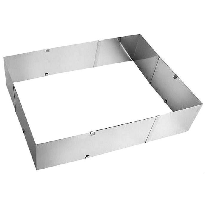 Forma nerez posuvná/hranatá TORTA - Forma na pečenie