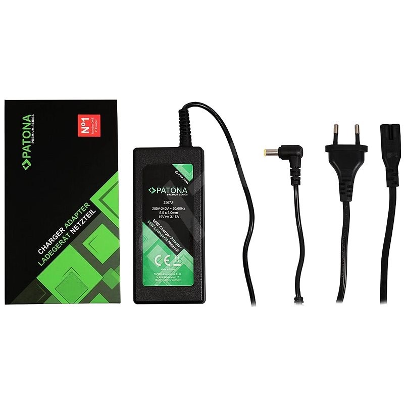 PATONA k ntb 19 V/3,15 A 60 W/konektor 5,5 × 3 mm + pin - Napájací adaptér