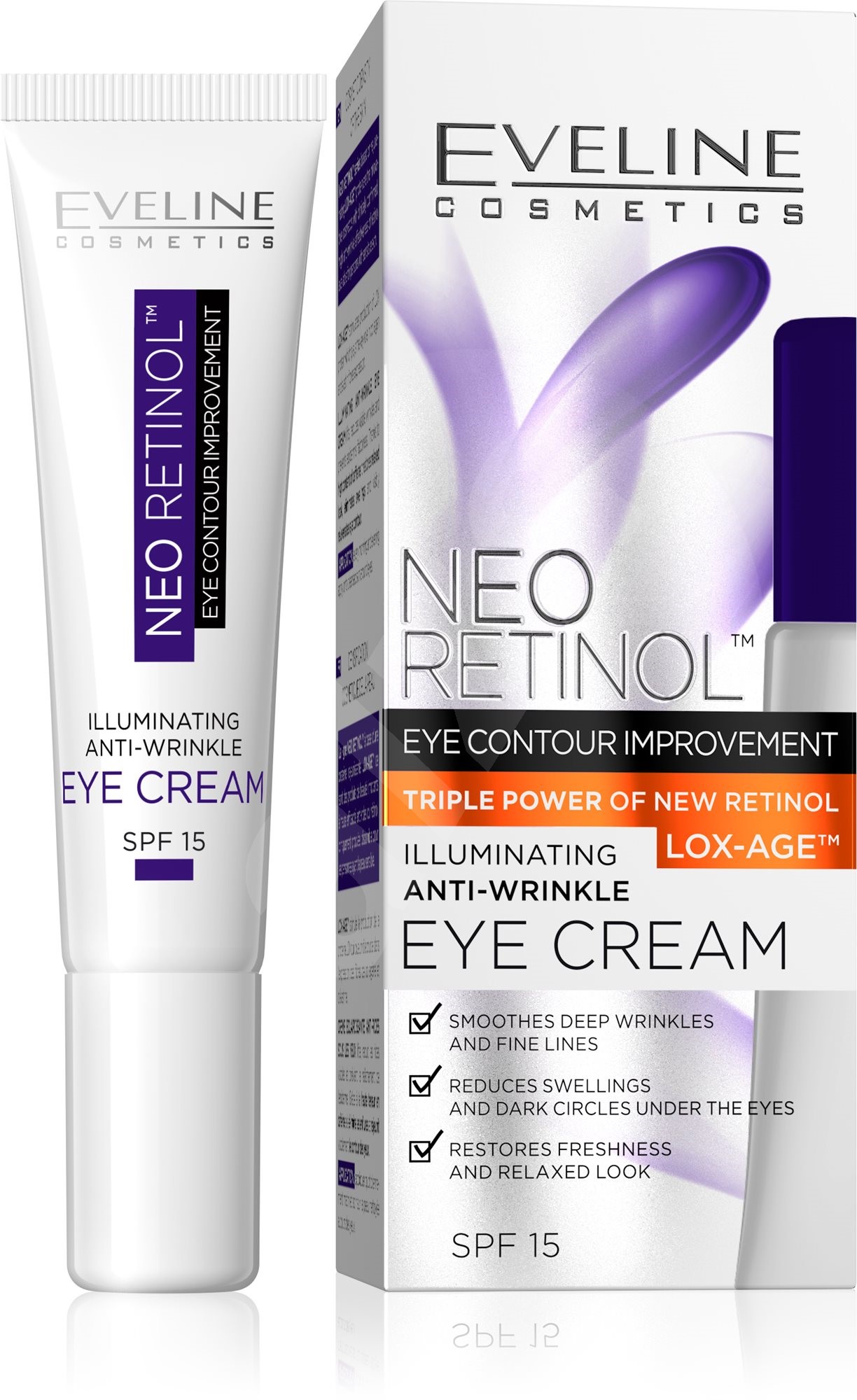 EVELINE COSMETICS Neo Retinol Eye Cream 15 ml - Očný krém | Alza.sk