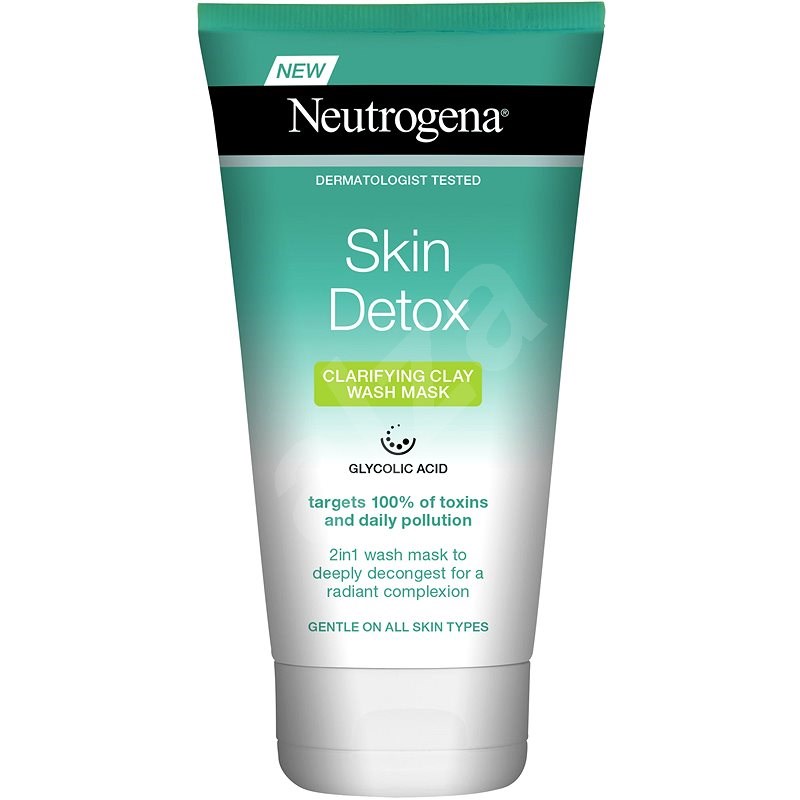 Neutrogena Skin Detox Clarifying Clay Wash Mask 150 Ml Pleťová Maska Trendy