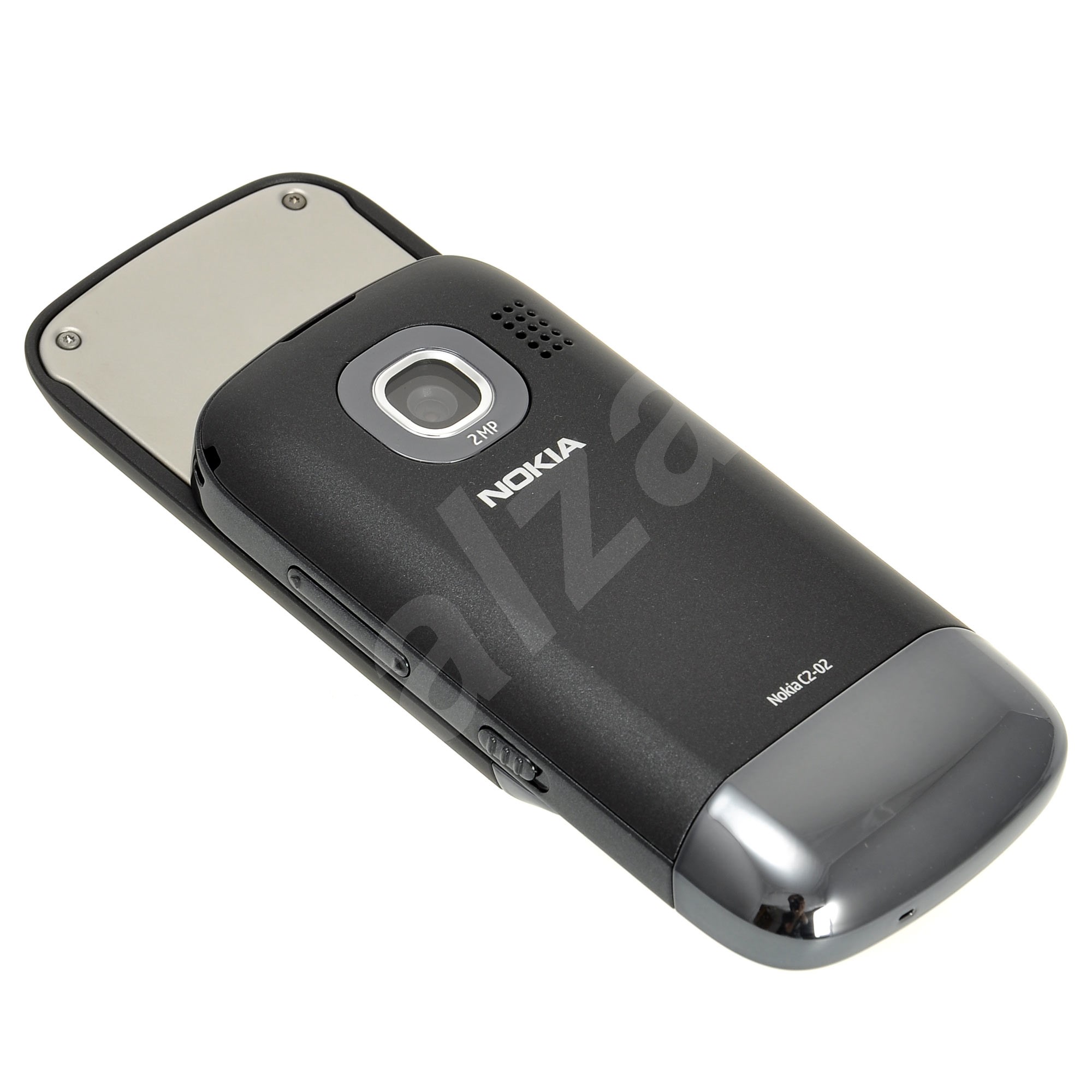 Nokia C2 02 Touch And Type Chrome Black Mobilný Telefón Alzask