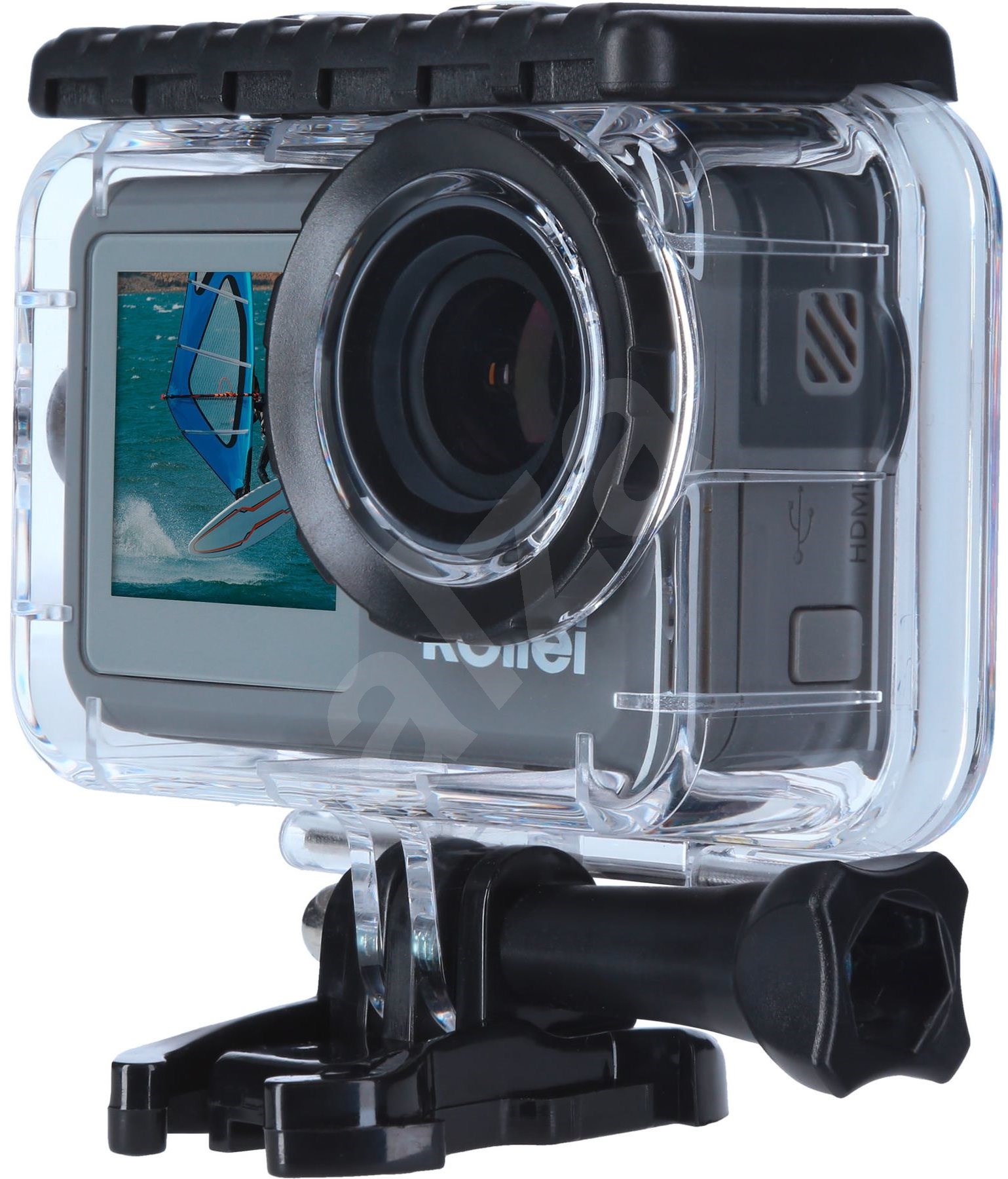 Caméra Sport 4k Action Cam Rollei 9s Plus 4K 60fps - Écran Selfie Et Stabilisation | Étanche 40m