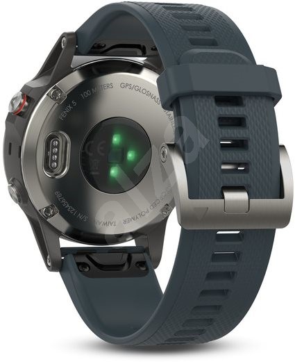 fenix 5 silver with black band