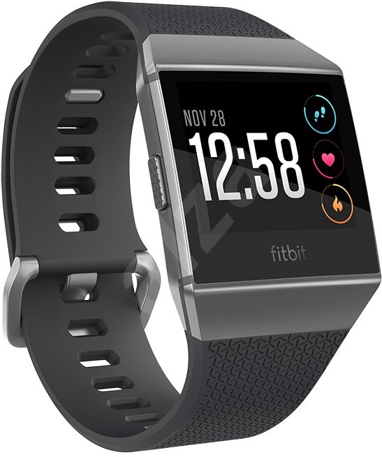ionic charcoal smoke gray fitbit