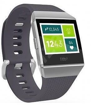 fitbit ionic silver grey