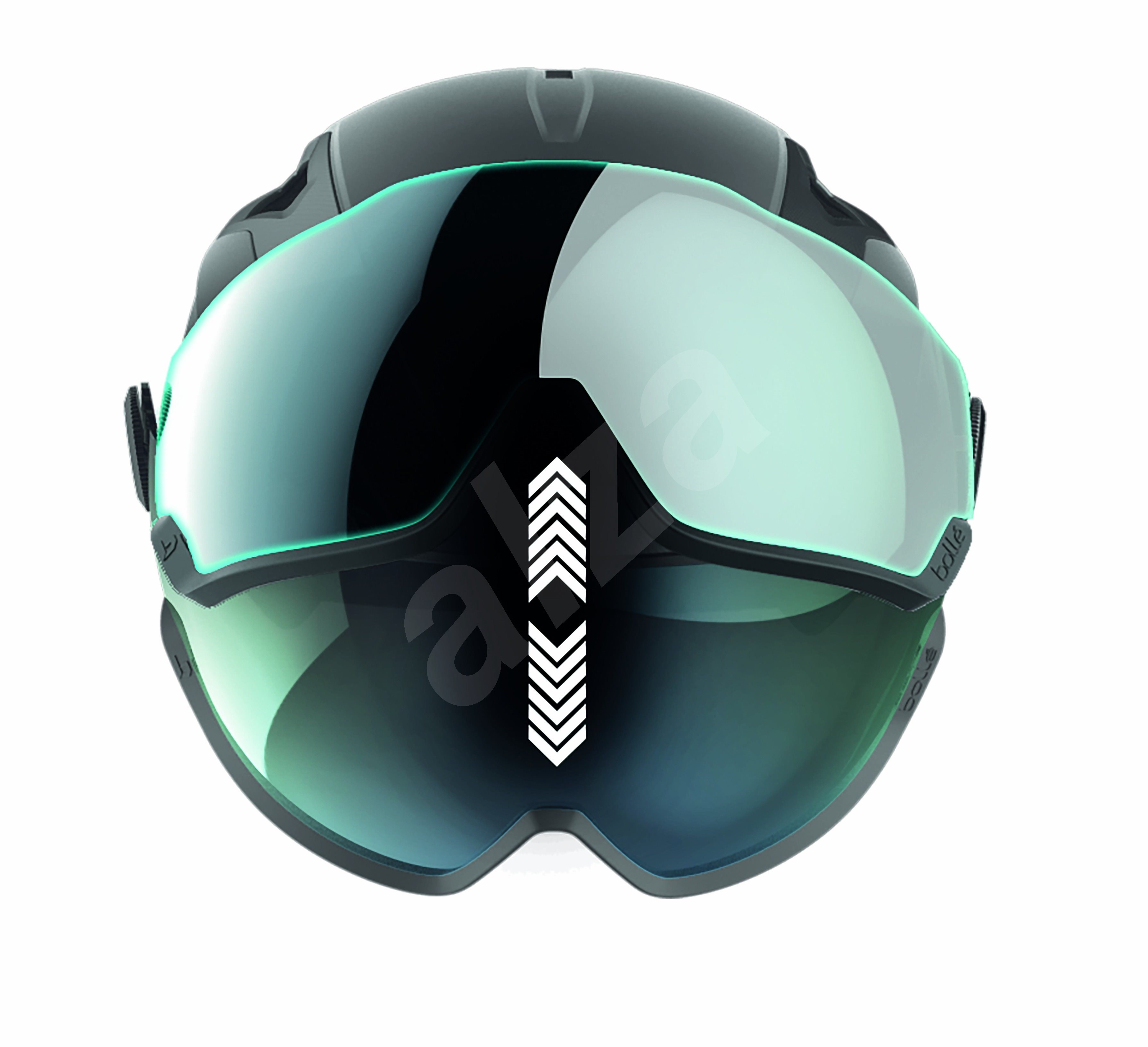 Bollé VLine Carbon Black Matte Photochromic Phantom Blue Lens Cat 13