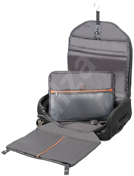 Samsonite XBlade 4.0 GARMENT BAG/WH CABIN Black Cestovný kufor s TSA