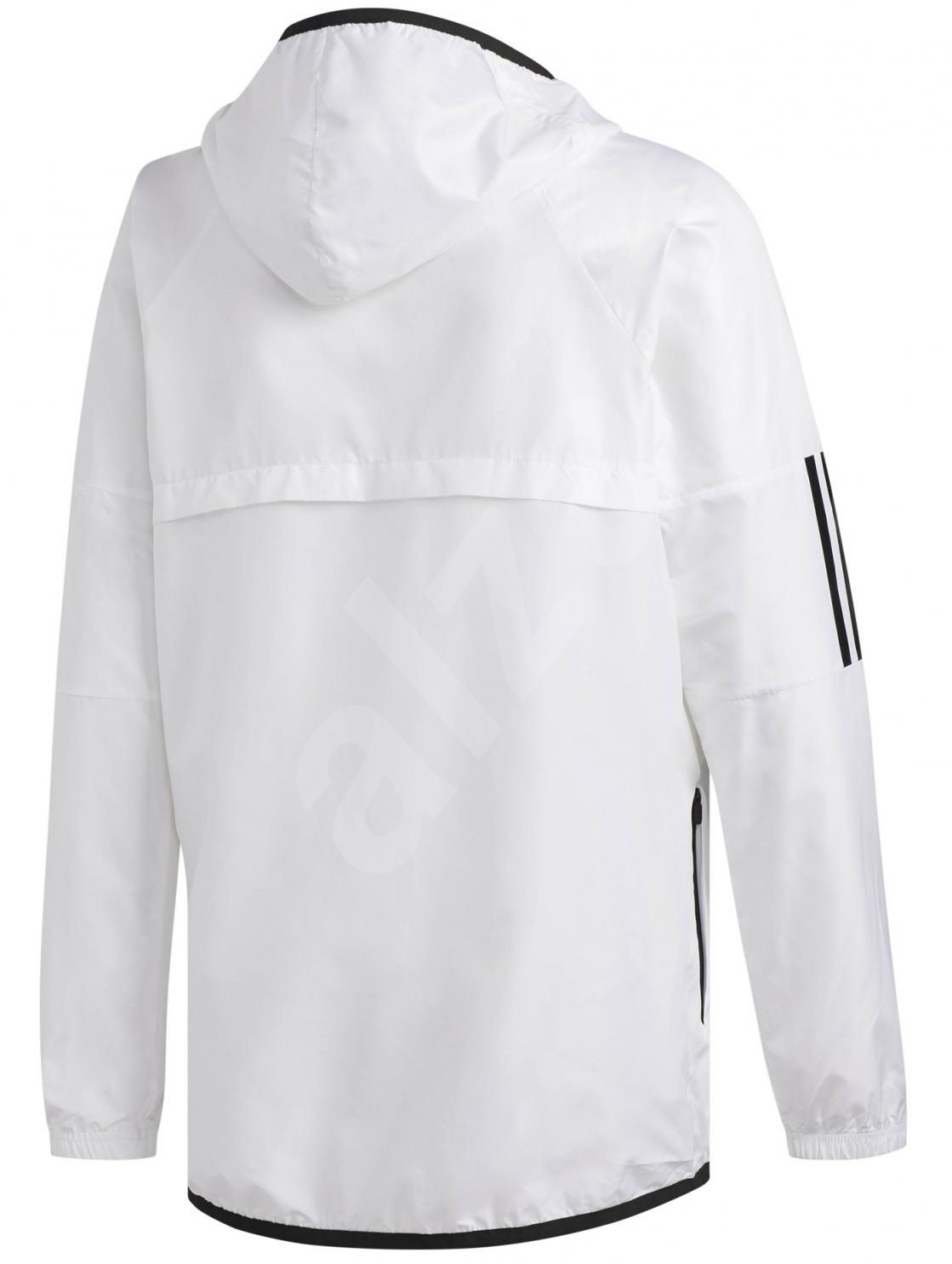 white adidas windbreaker mens