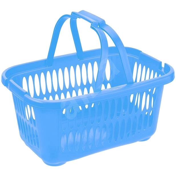 Tontarelli - Kôš s rukoväťami Cover Line 19,4 l, na čistú bielizeň, modrý - Kôš na bielizeň