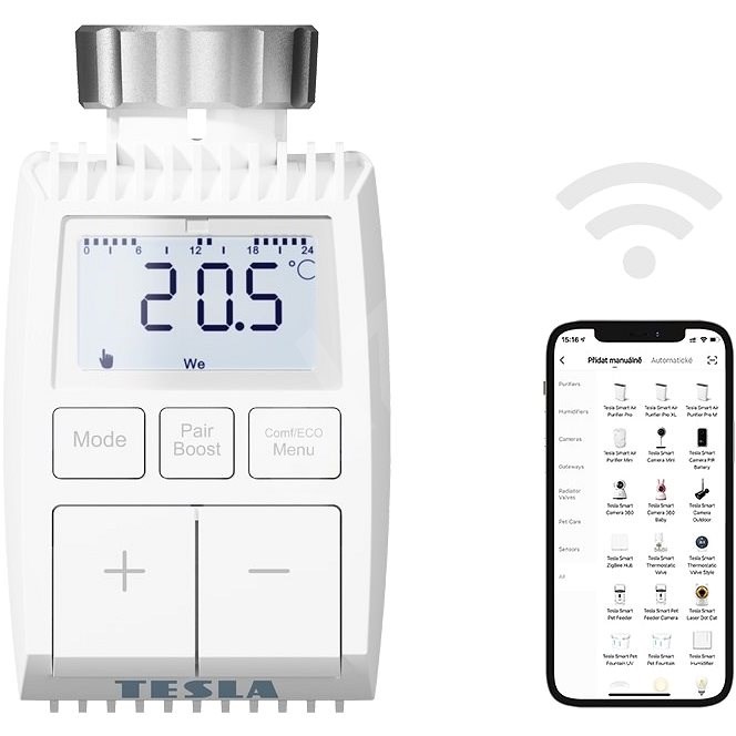 Tesla Smart Thermostatic Valve - Termostatická hlavica | Alza.sk