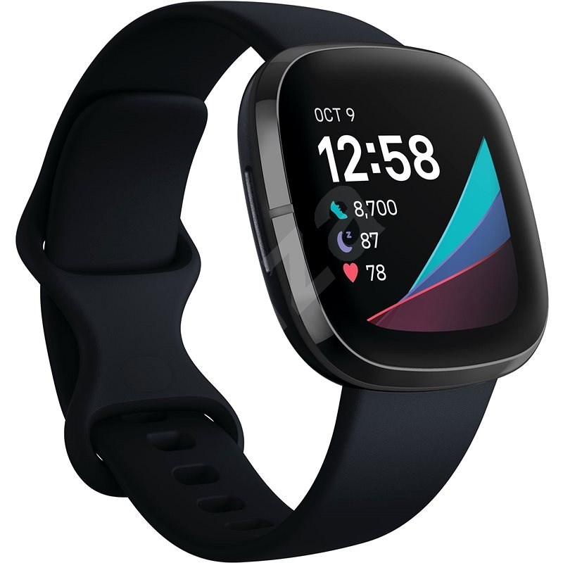 Fitbit Sense – Carbon/Graphite Stainless Steel - Smart hodinky