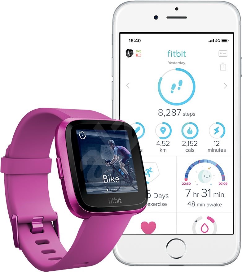 fitbit versa mulberry