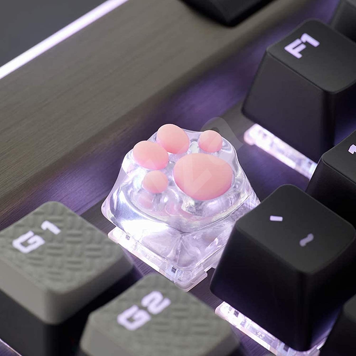 SYA ZOMOPLUS Cute Cat Paw Keycap Squishy Paw Custom Keycap-1pc Keycap