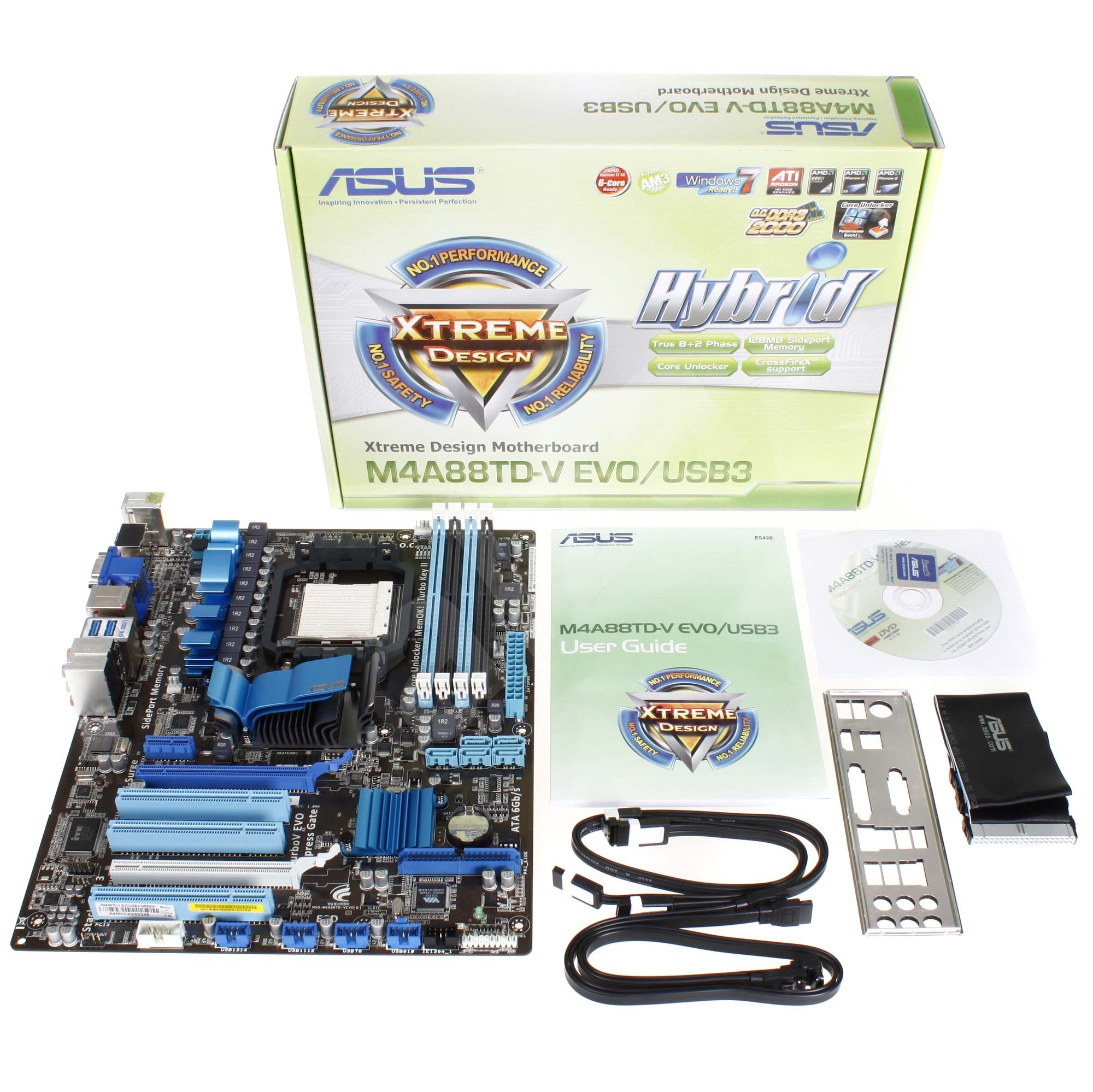 ASUS M4A89GTD PRO/USB3 Motherboard With I/O Shield Plus CPU And RAM Combo - Foto 8