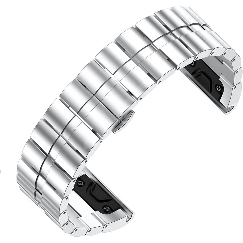 Eternico Garmin Quick Release 26 Stainless Steel Band Steel Plating strieborný - Remienok na hodinky