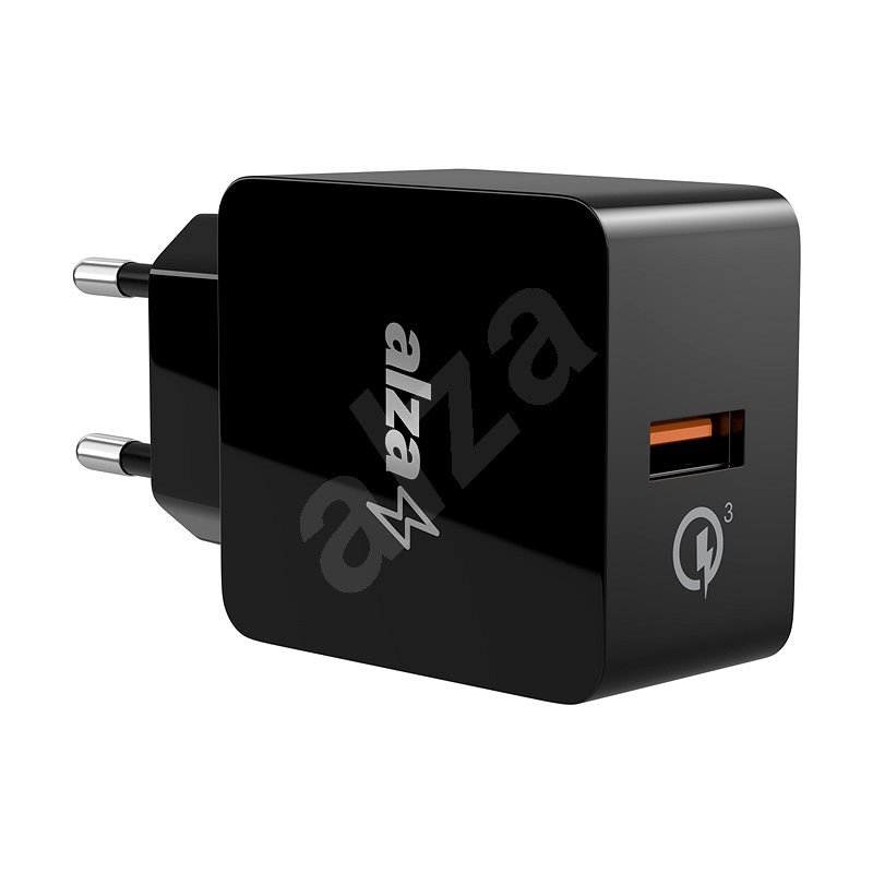 AlzaPower Q100 Quick Charge 3.0 čierna - Nabíjačka do siete