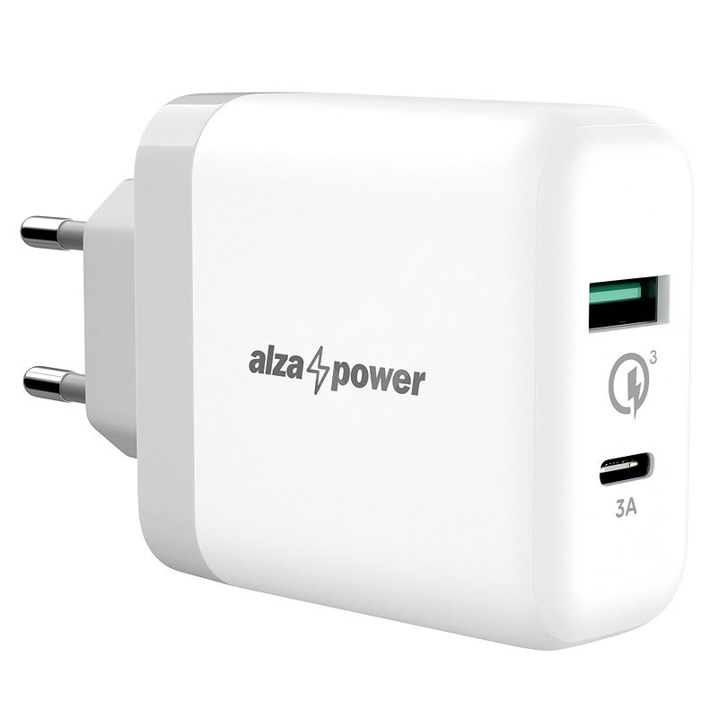 AlzaPower Q200C Quick Charge 3.0 bílá - Nabíjačka do siete