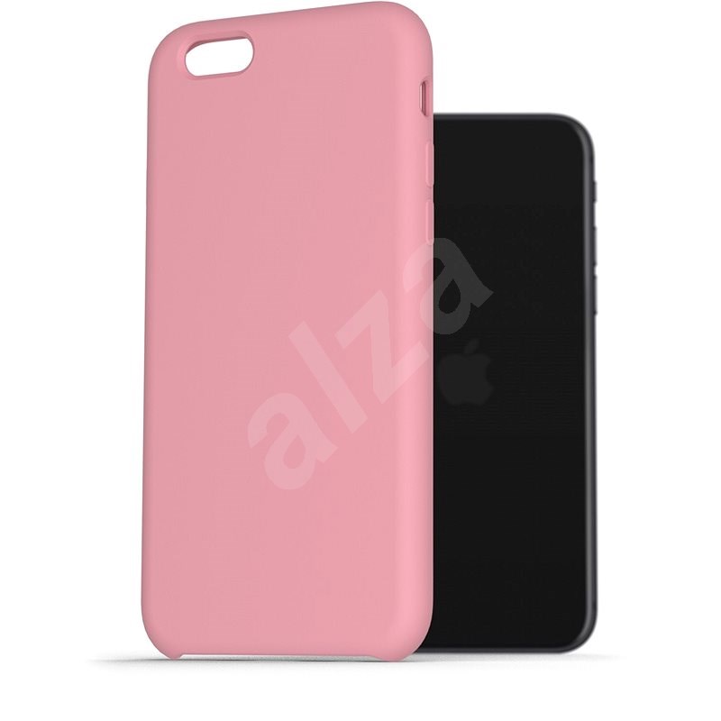 AlzaGuard Premium Liquid Silicone iPhone 7 / 8 / SE 2020 / SE 2022 ružové - Kryt na mobil