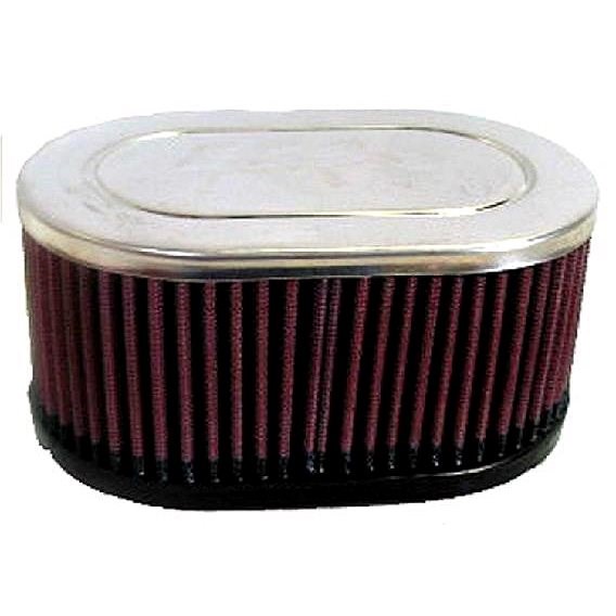K&N RC-3510 univerzálny oválny filter so vstupom 54 mm a výškou 76 mm - Vzduchový filter