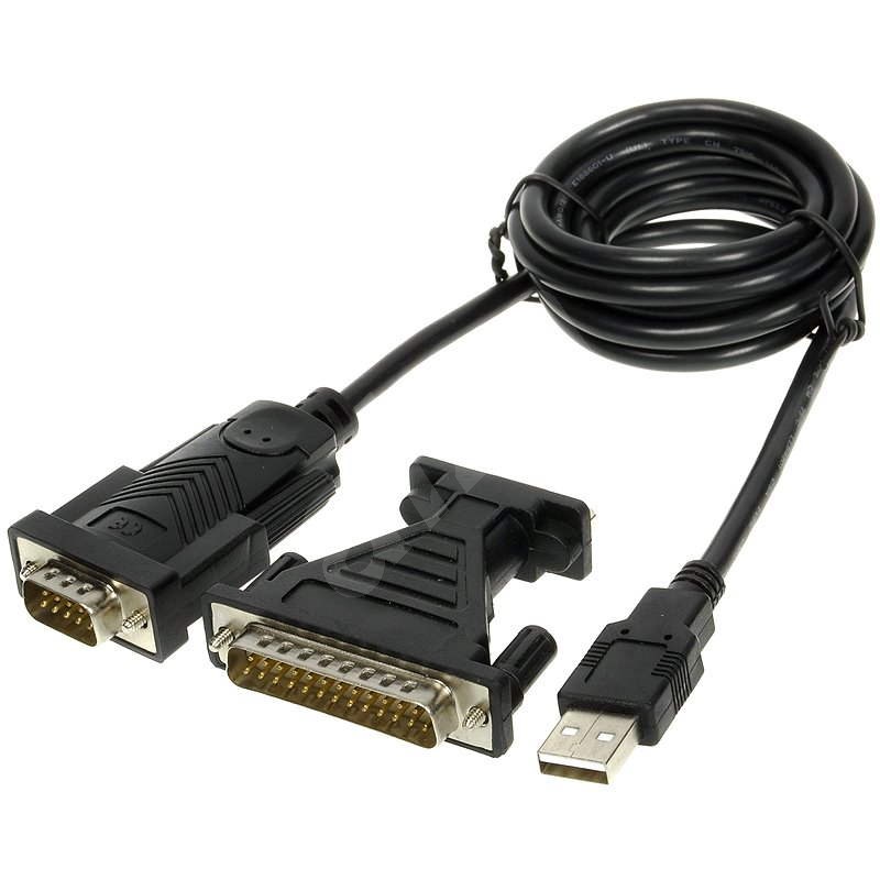 PremiumCord USB 2.0 -> RS  232 s káblom - Redukcia