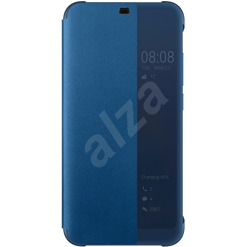 Honor 10 PU Flip cover Deep Blue - Puzdro na mobil