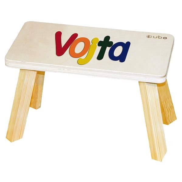 Farebná stolička CUBS Vojta - Detský nábytok