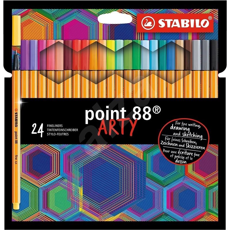 STABILO Point 88 ARTY 24 farieb - Liner