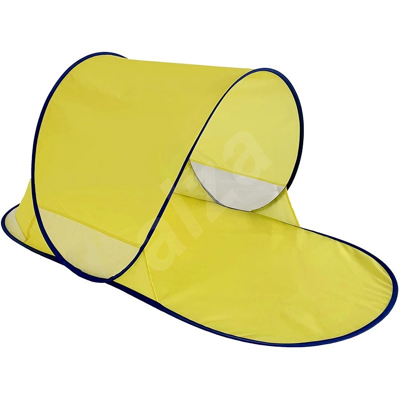 Teddies Stan plážový s UV filtrom samorozkladací ovál žltý - Plážový stan