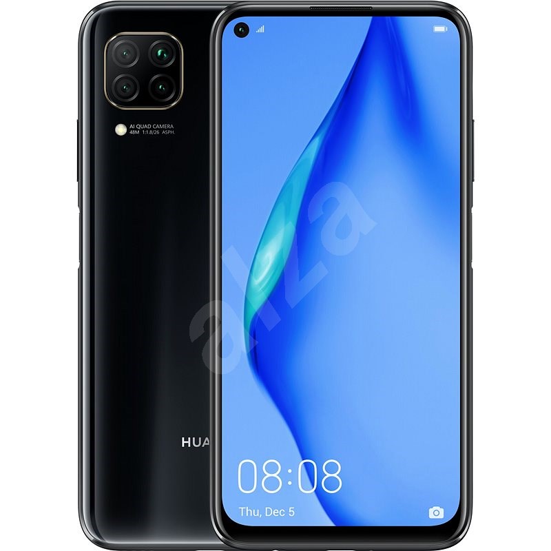 Huawei P40 Lite čierny - Mobilný telefón