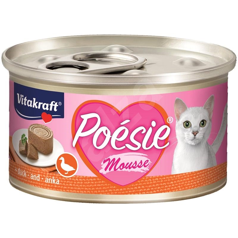 Vitakraft Cat mokré krmivo Poésie Mousse kačica 85 g - Konzerva pre mačky